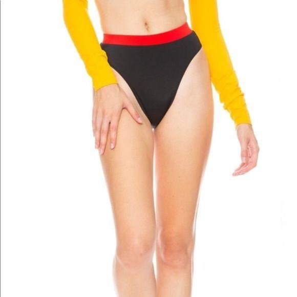 SOLID & STRIPED X RE/DONE MALIBU BIKINI BOTTOM MOT - Picture 2 of 9